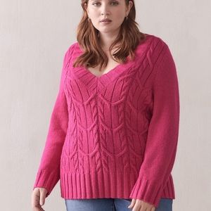 Penningtons - Pink Sweater - 4x